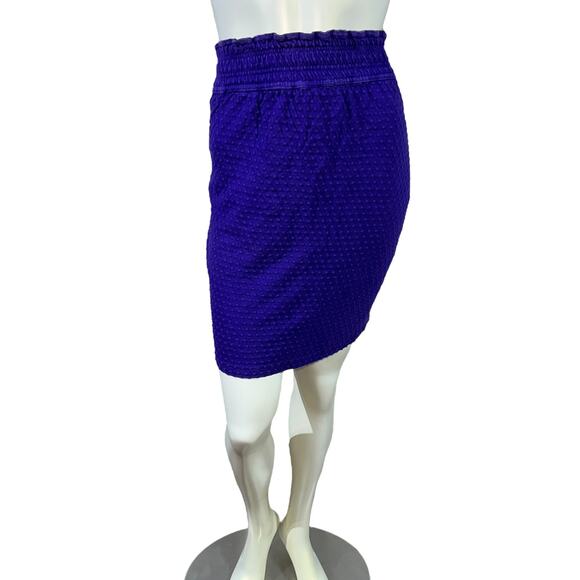 Vintage 1990s GENERRA Purple Nubby Textured Skirt - Picture 13 of 13